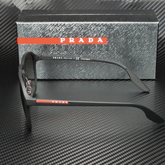 Prada Men's Black and Grey Rubber Sunglasses! - Picture 4 of 4
